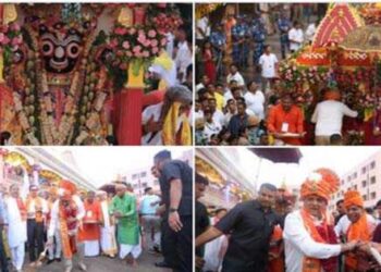 Lord Jagannath's Rath Yatra started in Ahmedabad, thousands of devotees gathered, CM Patel performed 'Pahind Vidhi', Amit Shah launched Aarti