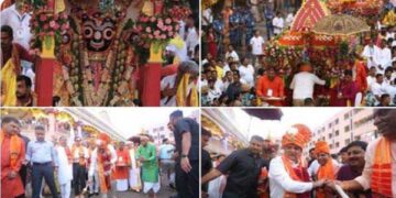 Lord Jagannath's Rath Yatra started in Ahmedabad, thousands of devotees gathered, CM Patel performed 'Pahind Vidhi', Amit Shah launched Aarti