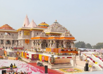 Ayodhya: Use of titanium metal being used in the windows of a temple for the first time in India, said Nripendra Mishra