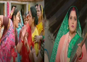 A fight between the mother-in-law of the entire village, Anjana Singh handled the front with sticks, see the fun trailer
