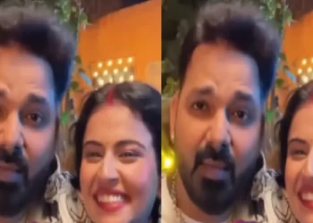 After Monica Mishra, now this actress has pleased Pawan Singh's mind, he said in public arms and said such a thing!