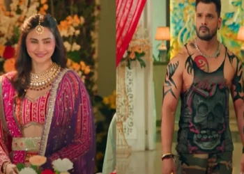 After Salman Khan, now Khesari Lal Yadav's heroine became Daisy Shah, wearing Nathuniya, wreaked havoc