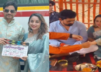 After arrogant daughter-in-law, Rani Chatterjee started a new film, inaugurated by worshiping on set