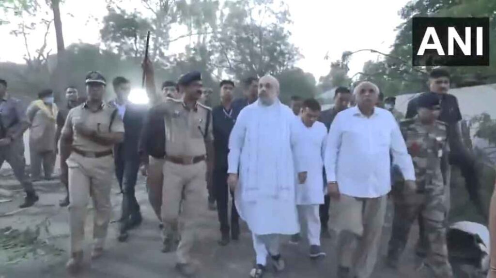 Ahmedabad aircraft crash: Amit Shah took stock of the accident site, the hospital reached to meet the injured