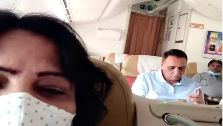 Air India Flight AI171 Crash: Vijay Rupani, seen in the last photo taken inside the plane before the plane crash, Vijay Rupani is Seen in the Last Photo Taken Inside the plane before the plane crash
