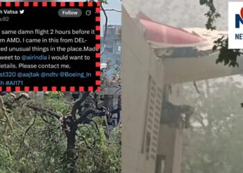 Akash Vatsa Tweet on Ahmedabad Plane Crash | Akash Vats Survivor | Ahmedabad Plane Crash Survivor | Lucky Passenger Air India | Miraculous Escape Flight Crash | Air India Crash News | Akash Vats Statement | One of the 242 was rich in luck, how Akash Vats survived; Surprising things told. News Track in Hindi