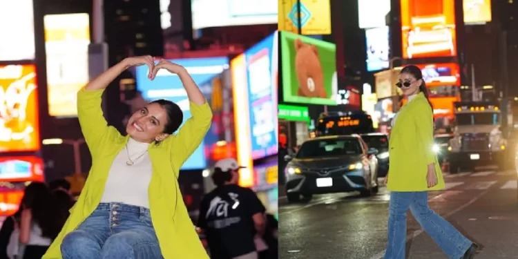 Akshara Singh shared shocking pictures from Times Square, Patna's swag is in America