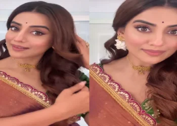 Akshara Singh showed her beauty, stole her heart by placing flowers in her hair