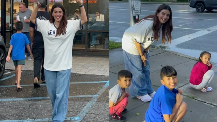 Akshara Singh, who is enjoying family time, actress shared her latest photos from America