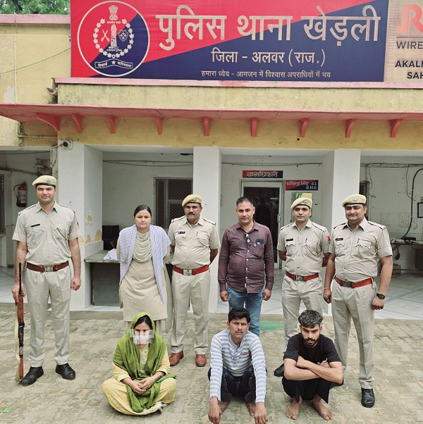 Alwar police solved murder, 3 accused arrested
