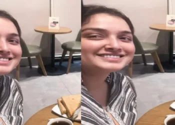 Amrapali Dubey on a coffee date, special photo of shares with red heart