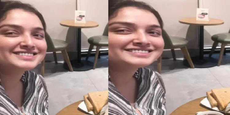 Amrapali Dubey on a coffee date, special photo of shares with red heart