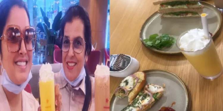Amrapali Dubey spent quality time with mother, saw film with shopping