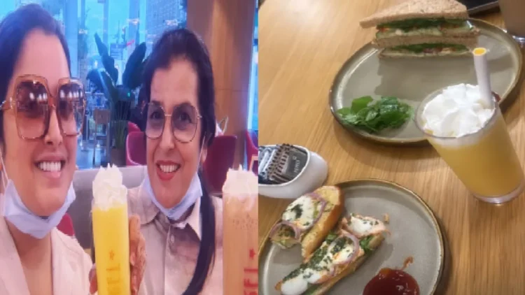 Amrapali Dubey spent quality time with mother, saw film with shopping