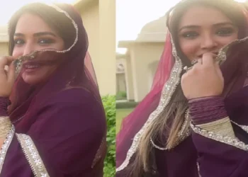 Amrapali Dubey wreaked havoc in Anarkali suit, fans fled on actress's beauty