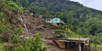 Army camp destroyed from landslide in Sikkim; 3 killed, 6 soldiers missing