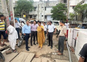 Autonomous Governance Department, Secretary Ravi Jain took care of waterlogging areas in Jaipur before monsoon