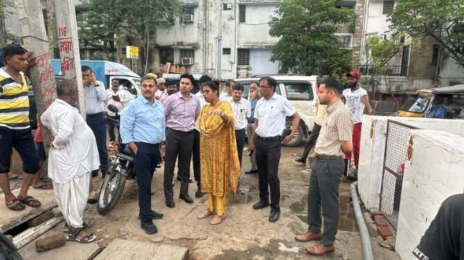 Autonomous Governance Department, Secretary Ravi Jain took care of waterlogging areas in Jaipur before monsoon