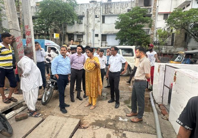 Autonomous Governance Department, Secretary Ravi Jain took care of waterlogging areas in Jaipur before monsoon