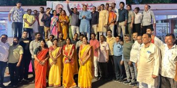 BJP city gave a grand welcome to the procession on Mahesh Navami in Kota