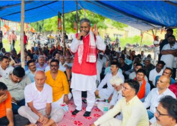 BJP protested against Hemant government in all 264 blocks of Jharkhand