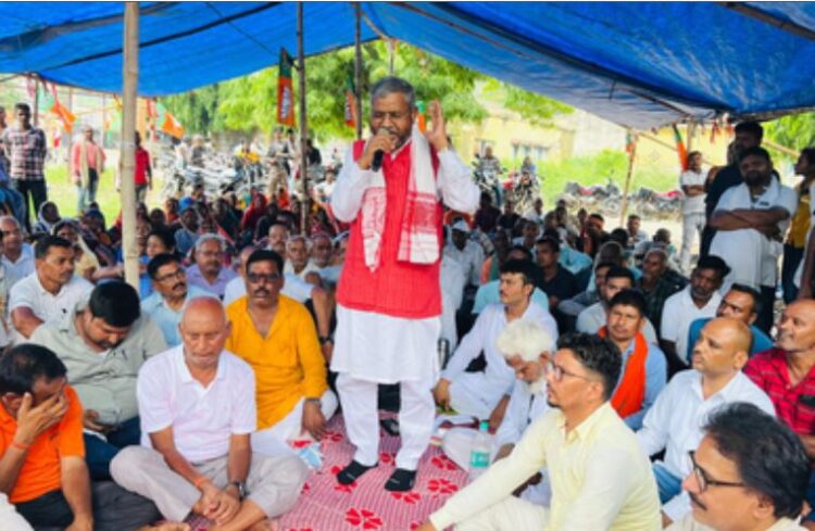 BJP protested against Hemant government in all 264 blocks of Jharkhand