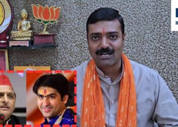 BJP speakesperson attack | Akhilesh Yadav Controversy | Dhirendra Krishna Shastri | Sanatan Dharma Insult | Political Controversy India | BJP vs sp | BJP spokesperson attacked Akhilesh Yadav, said- 'Dhirendra Krishna Shastri is just an excuse ... The motive is to hurt Sanatan'. News Track in Hindi