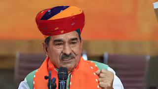 BJP state president attacked Congress, see in the video, he said - Gravel mafia is the gift of Congress, our government is taking strict action