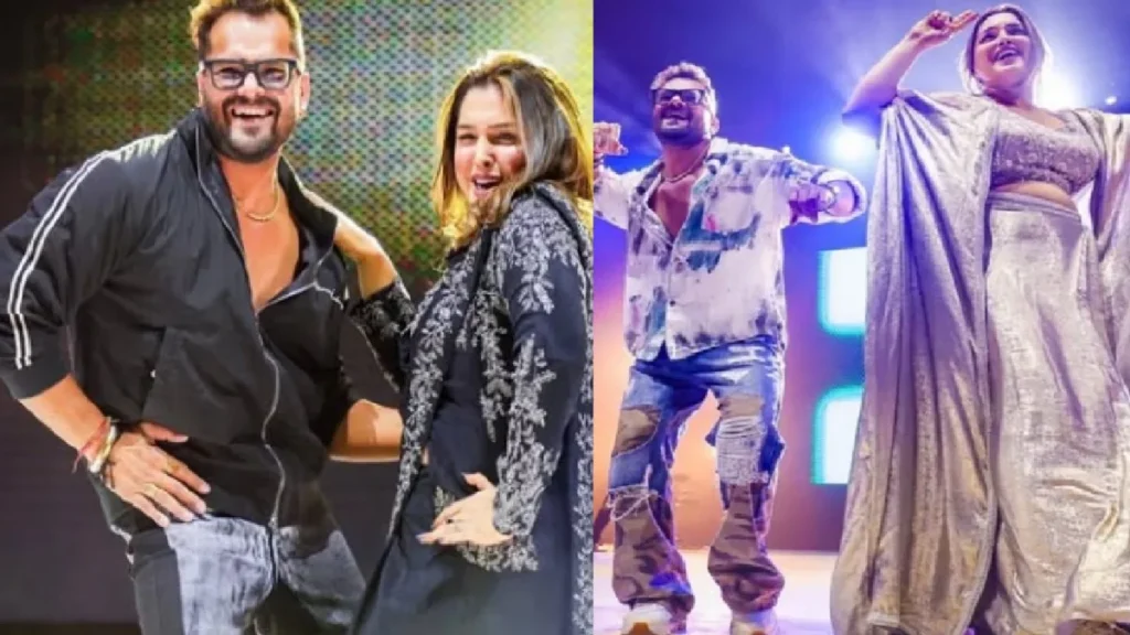Bhojpuri shown in Qatar, Amrapali Dubey and Khesari Yadav colored color