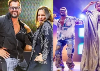 Bhojpuri shown in Qatar, Amrapali Dubey and Khesari Yadav colored color