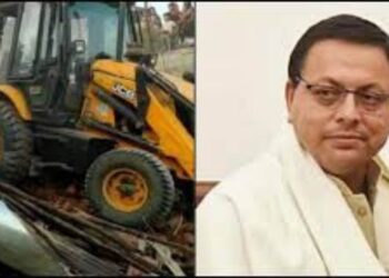 Bulldozer of 'Dhami Model' Ran in Uttarakhand: Tightening Grip on Illegal Construction, Development Got New Speed ​​| Uttarakhand News: Bulldozer of 'Dhami Model' in Uttarakhand: Tightening screws on illegal construction, Vikas gets new speed | News Track in Hindi