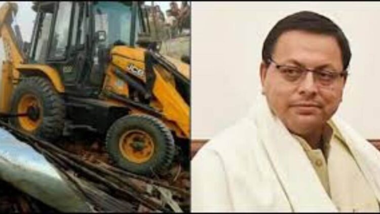 Bulldozer of 'Dhami Model' Ran in Uttarakhand: Tightening Grip on Illegal Construction, Development Got New Speed ​​| Uttarakhand News: Bulldozer of 'Dhami Model' in Uttarakhand: Tightening screws on illegal construction, Vikas gets new speed | News Track in Hindi