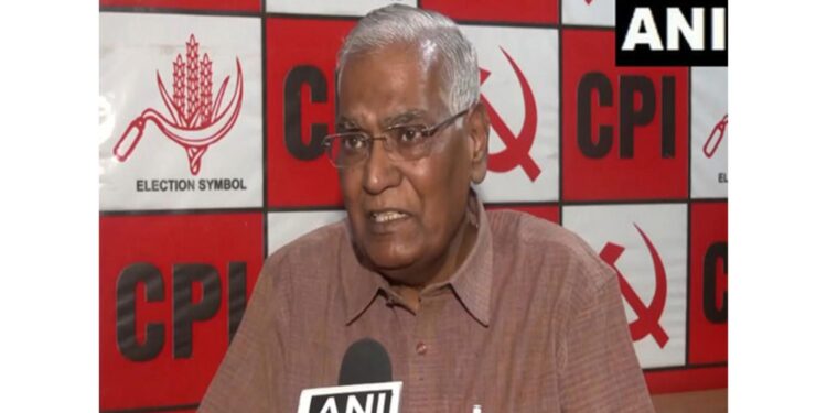 CPI general secretary raised questions on the Air India accident, "Dreamliner is the pride of the country, then how is this accident?"