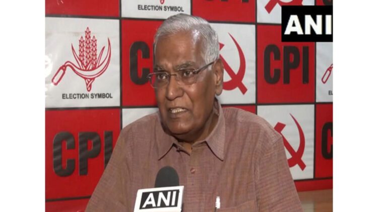 CPI general secretary raised questions on the Air India accident, "Dreamliner is the pride of the country, then how is this accident?"