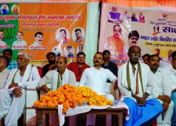 Chandauli Resolution for Developed India Syedraja MLA Sushil Singh | Chandauli News: BJP is strong with development of country and state ... Sushil Singh | News Track in Hindi