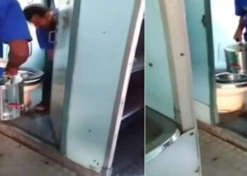 Chi ... Chhi ... Chhi! Tea kettle of dirty toilet of the train will think 100 times before drinking tea at the station after watching viral video
