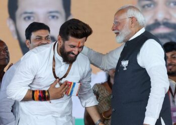 Chirag Paswan Face of Bihar CM Ljp Deal with BJP to Win Bihar Nda Seats Distribution for Election | Nitish Kumar | Bihar Politics | Big comment on BJP! Chirag Paswan defeated Chief Minister or BJP in Bihar; Deal kept | News Track in Hindi