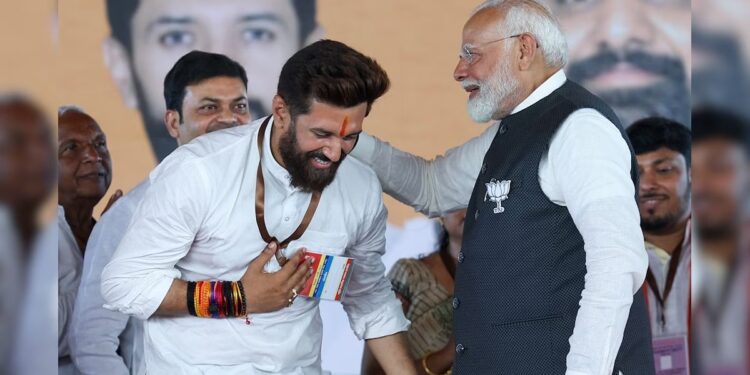 Chirag Paswan Face of Bihar CM Ljp Deal with BJP to Win Bihar Nda Seats Distribution for Election | Nitish Kumar | Bihar Politics | Big comment on BJP! Chirag Paswan defeated Chief Minister or BJP in Bihar; Deal kept | News Track in Hindi