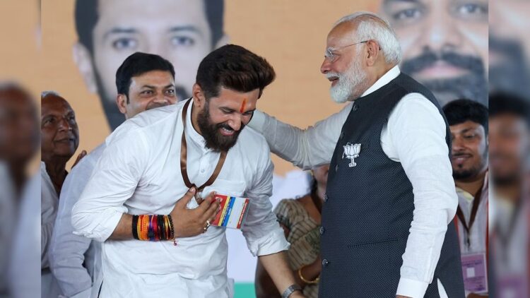 Chirag Paswan Face of Bihar CM Ljp Deal with BJP to Win Bihar Nda Seats Distribution for Election | Nitish Kumar | Bihar Politics | Big comment on BJP! Chirag Paswan defeated Chief Minister or BJP in Bihar; Deal kept | News Track in Hindi