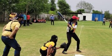 Competition continued for third day in All India Inter University Baseball Championship at Jejetie University