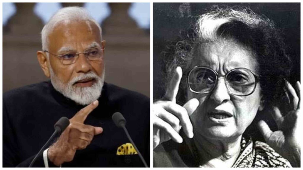 'Congress had taken democracy hostage ...', 50 years of Emergency, PM Modi lashed out at Indira government
