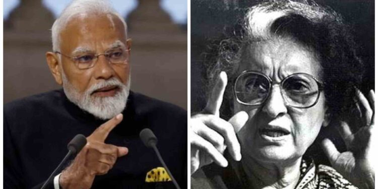 'Congress had taken democracy hostage ...', 50 years of Emergency, PM Modi lashed out at Indira government
