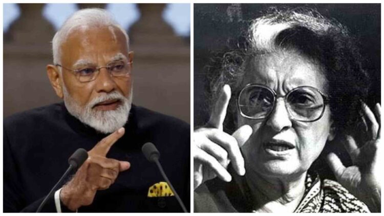 'Congress had taken democracy hostage ...', 50 years of Emergency, PM Modi lashed out at Indira government