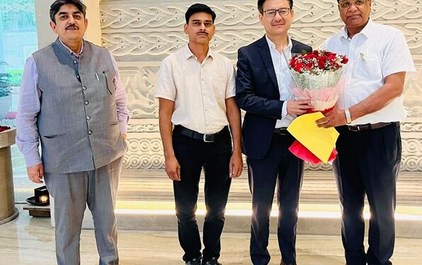 Cooperative leader Amera meets NABARD DMD to improve cooperative credit system