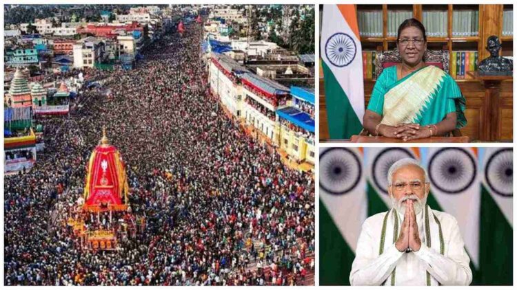Devotees gathered in Puri when Lord Jagannath Rath Yatra started, PM Modi-President Murmu wishes