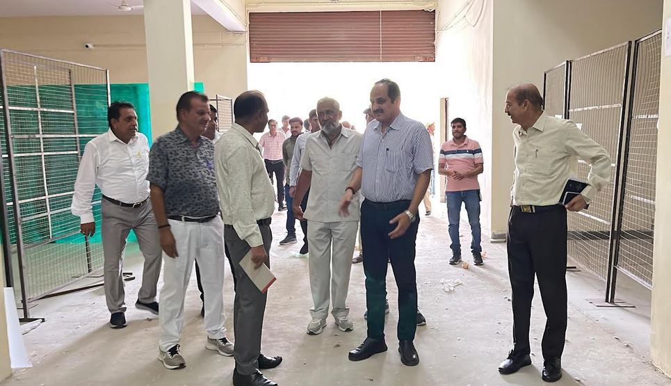 District Election Officer conducted quarterly inspection of EVM Warehouse