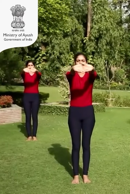 Doing 'Tadasana' provides many health benefits, strengthening muscles and beneficial for improving posture