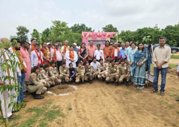 Environment Festival by Arpan Seva Foundation: Environment Creation from Navagraha Vatika and Panchavati at Government Dharmchand Gandhi Jain Post Graduate College