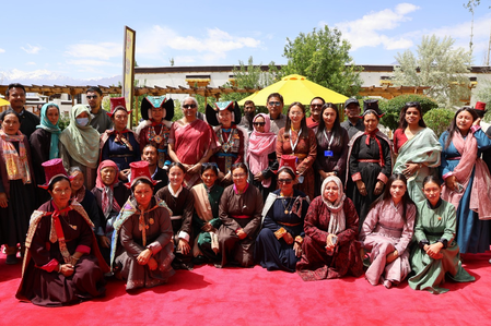 Finance Minister Nirmala Sitharaman meets women entrepreneurs in Ladakh