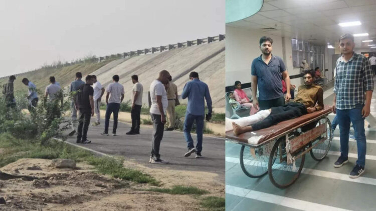 Firing started in film style, police targets infallible, shot in the leg of arrested criminal